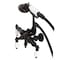 Kingston Brass CA23T5 3-3/8" Tub Wall Mount Clawfoot Tub Faucet with Hand Shower, Oil Rubbed Bronze CA23T5 - alternate 1